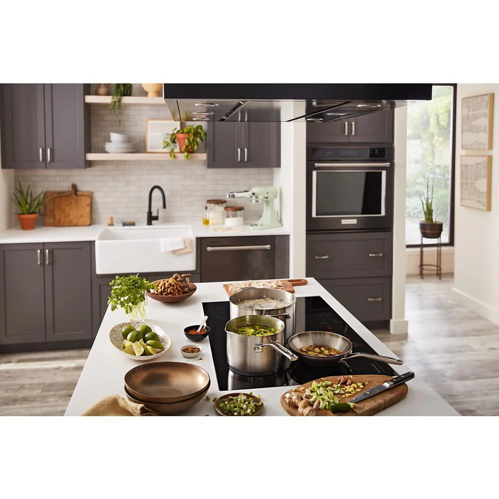 Kitchenaid KVIB606DBS 36" Island-Mount, 3-Speed Canopy Hood - Image 7