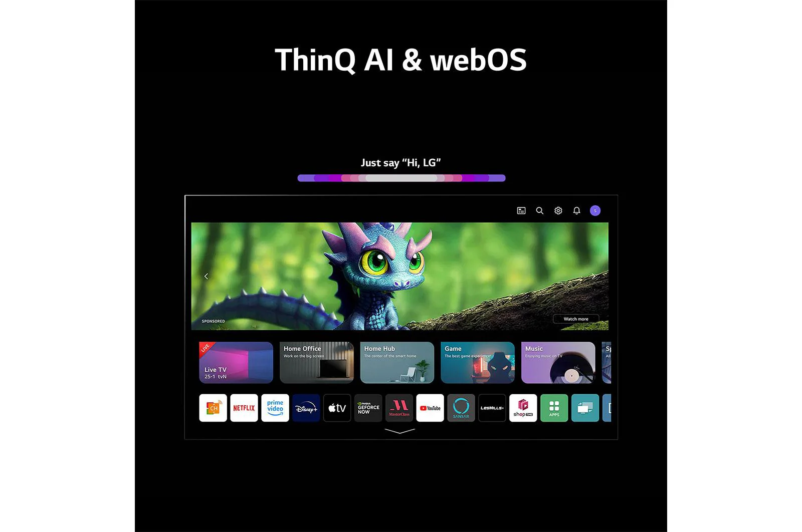 43UR9000PUA LG 43 Inch Class UR9000 series LED 4K UHD Smart webOS 23 w/ ThinQ AI TV - Image 5