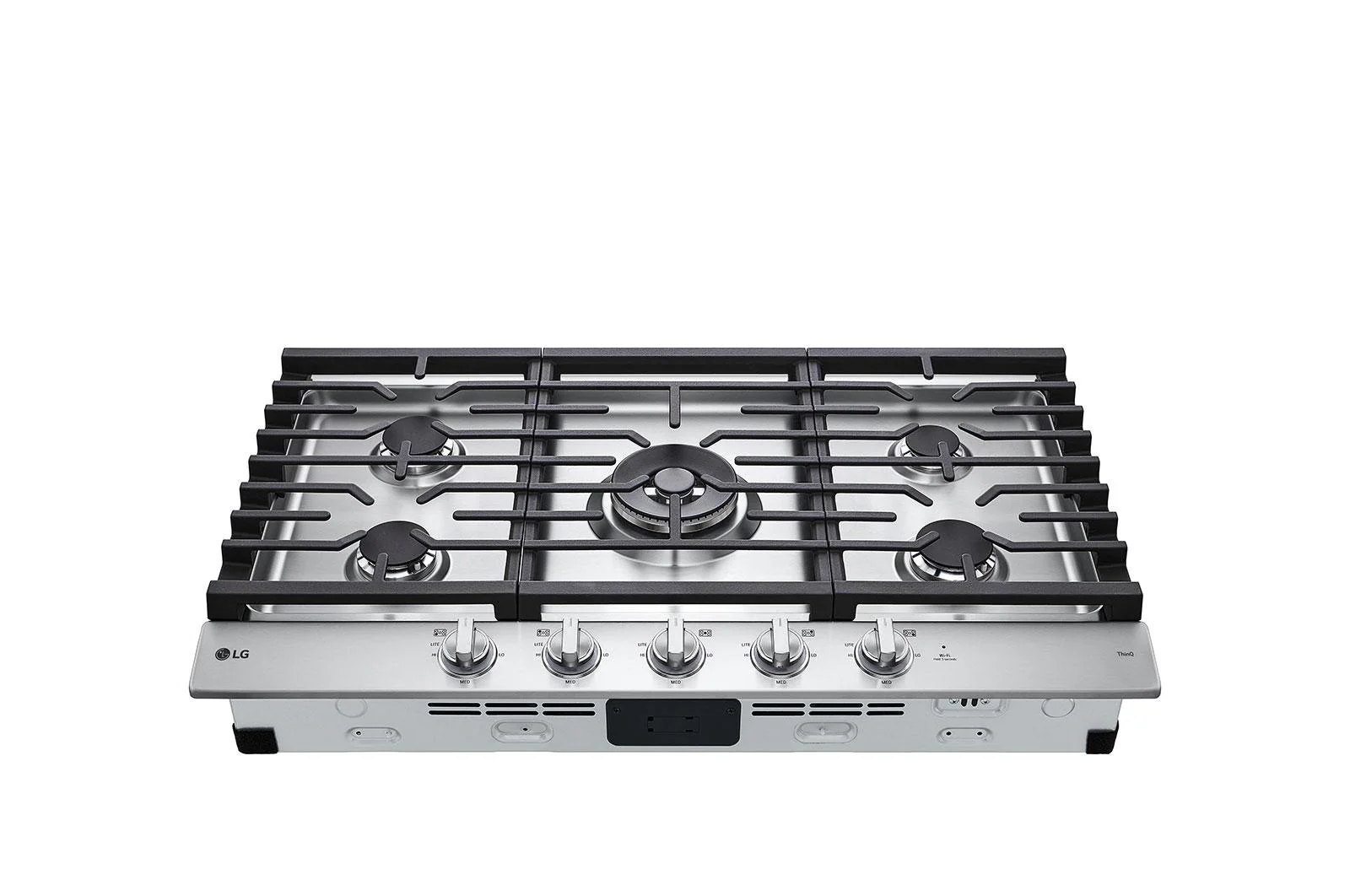 Lg CBGJ3627S 36" Smart Gas Cooktop with UltraHeat™ 22K BTU Dual Burner and LED Knobs - Image 4