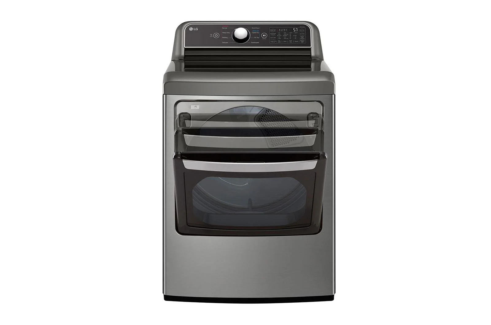 Lg 7.3 cu. ft. Ultra Large Capacity Smart wi-fi Enabled Rear Control Electric Dryer with EasyLoad™ Door - Image 4
