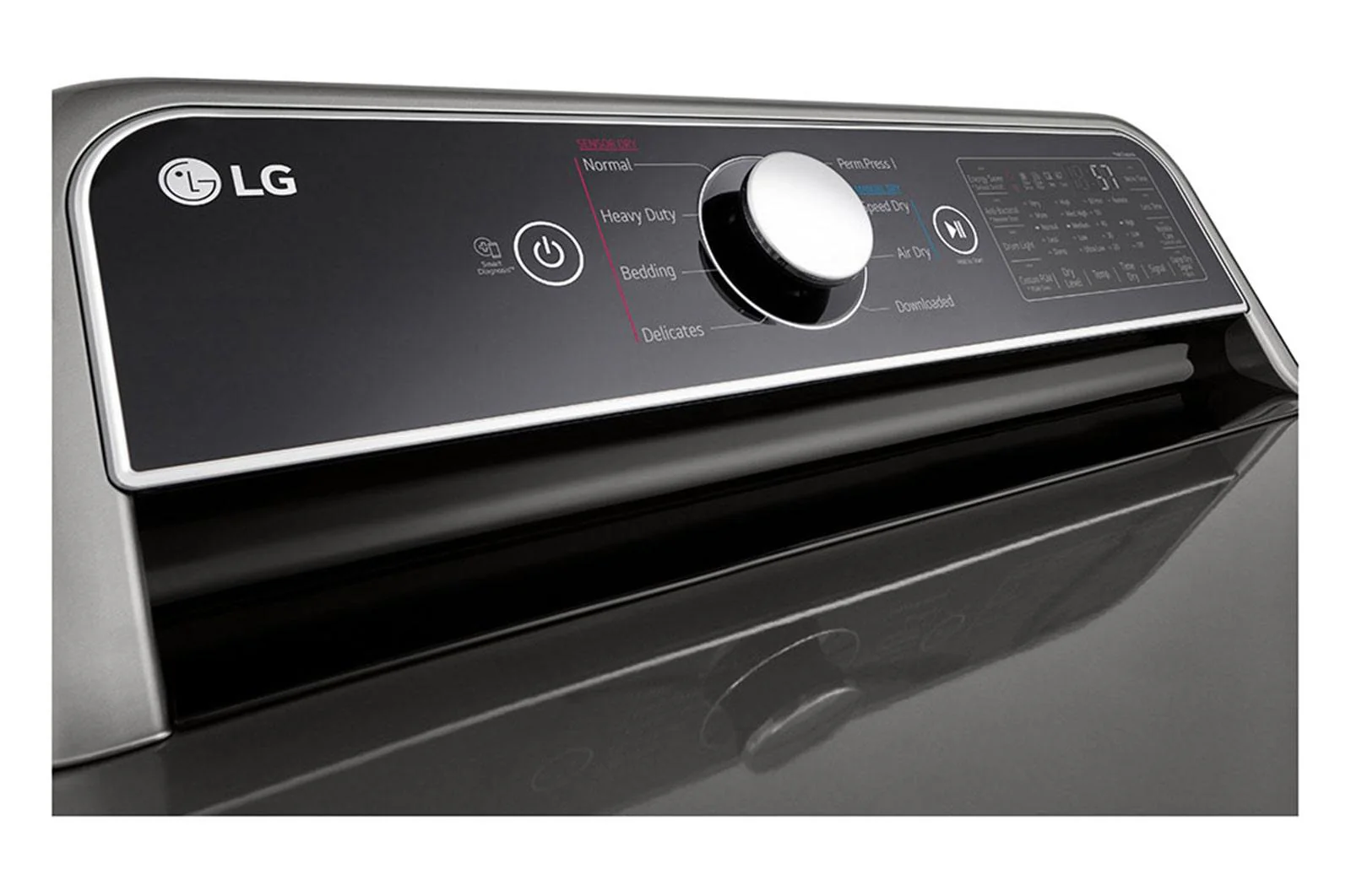 Lg 7.3 cu. ft. Ultra Large Capacity Smart wi-fi Enabled Rear Control Electric Dryer with EasyLoad™ Door - Image 7