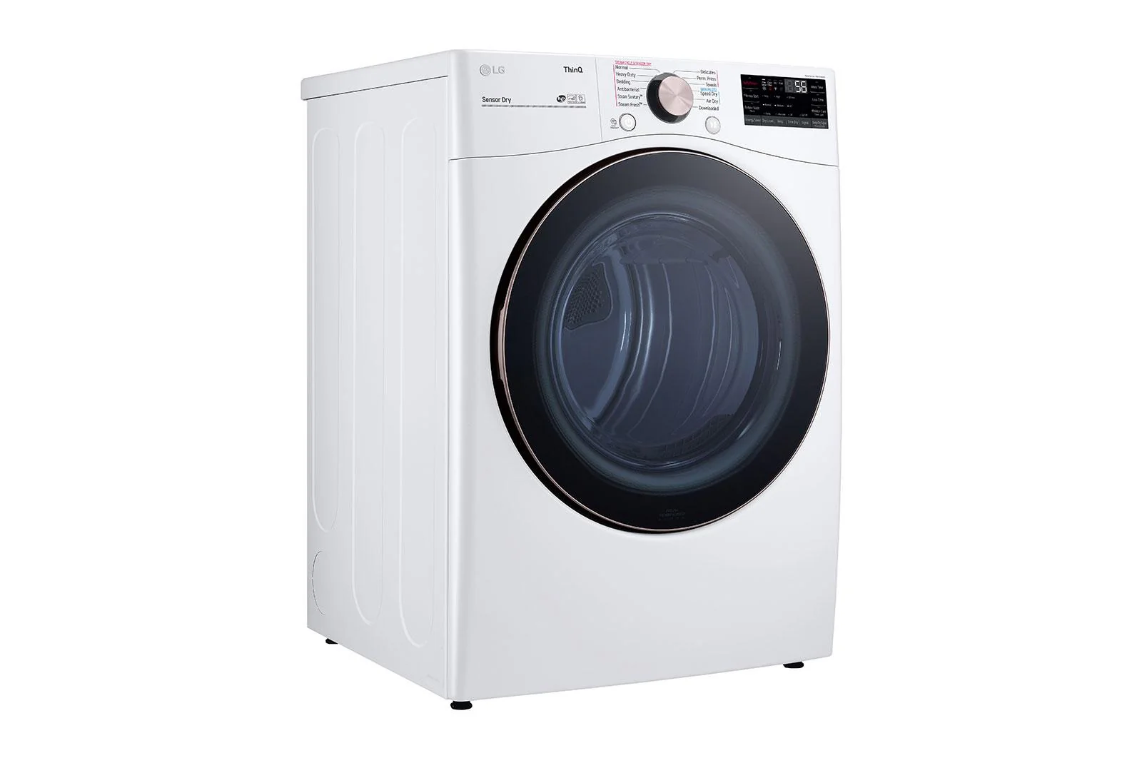 Lg DLEX4000W 7.4 cu. ft. Large Capacity Front Load Electric Dryer - White - Image 4