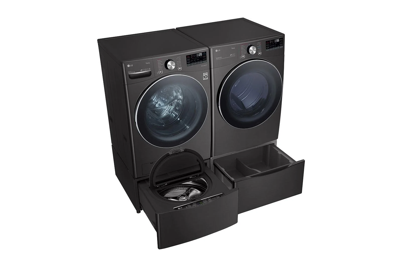 Lg DLEX4200B 7.4 cu. ft. Ultra Large Capacity Smart Wi-Fi Enabled Front Load Electric Dryer with TurboSteam™ and Built-In Intelligence - Image 12