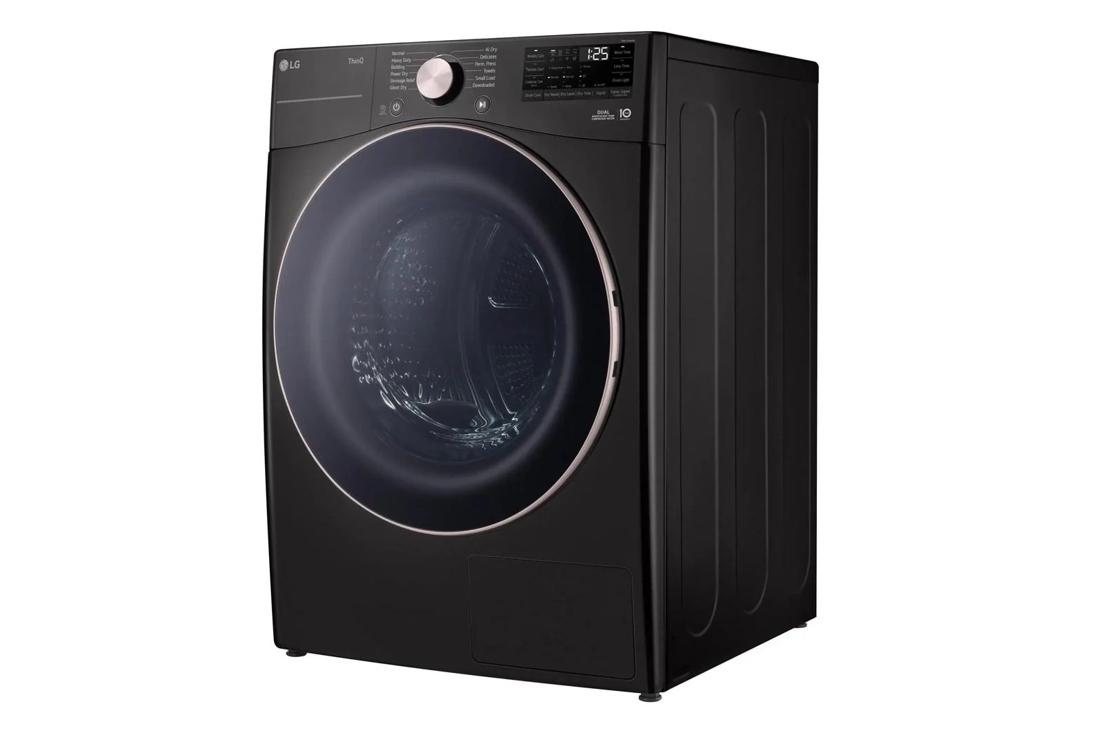 Lg DLHC4002B 7.8 cu. ft. Ultra Large Capacity Heat Pump Ventless Dryer, Wi-Fi Connectivity Black Steel - Image 6