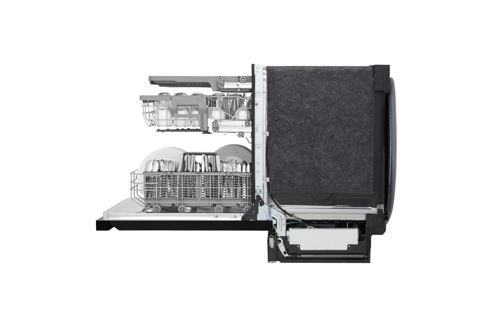 Lg LDFN4542B Front Control Dishwasher with QuadWash™ and 3rd Rack - Image 10