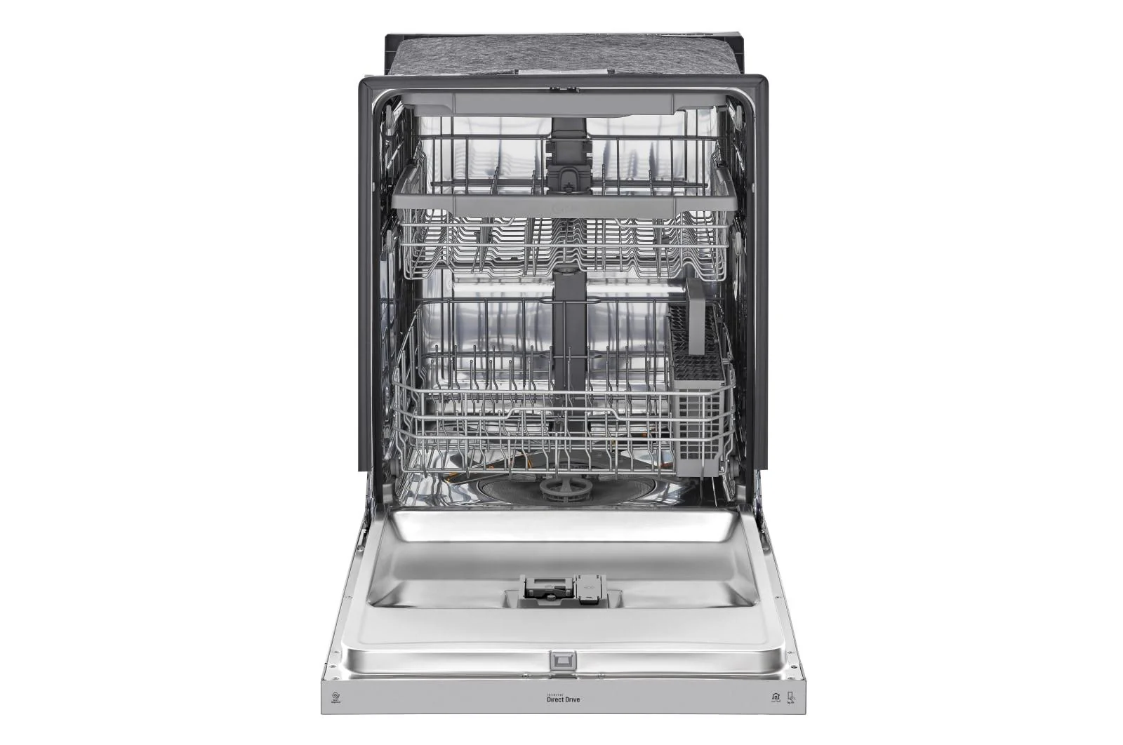 Lg LDFN4542S 24 Inch Wide QuadWash™ Front Control Dishwasher - Stainless Steel - Image 5