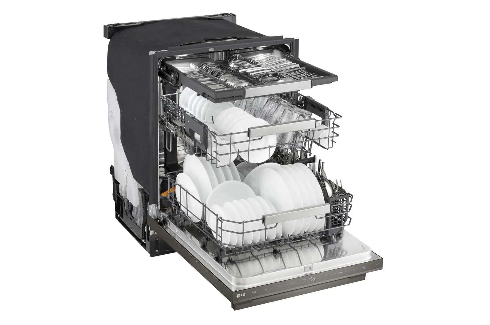 Lg LDNTH753D Smart FlushFit™ Top Control Dishwasher with 1-Hour Wash & Dry, QuadWash® Pro, TrueSteam® and Dynamic Heat Dry™ w/AutoVent Dry™ - Image 18