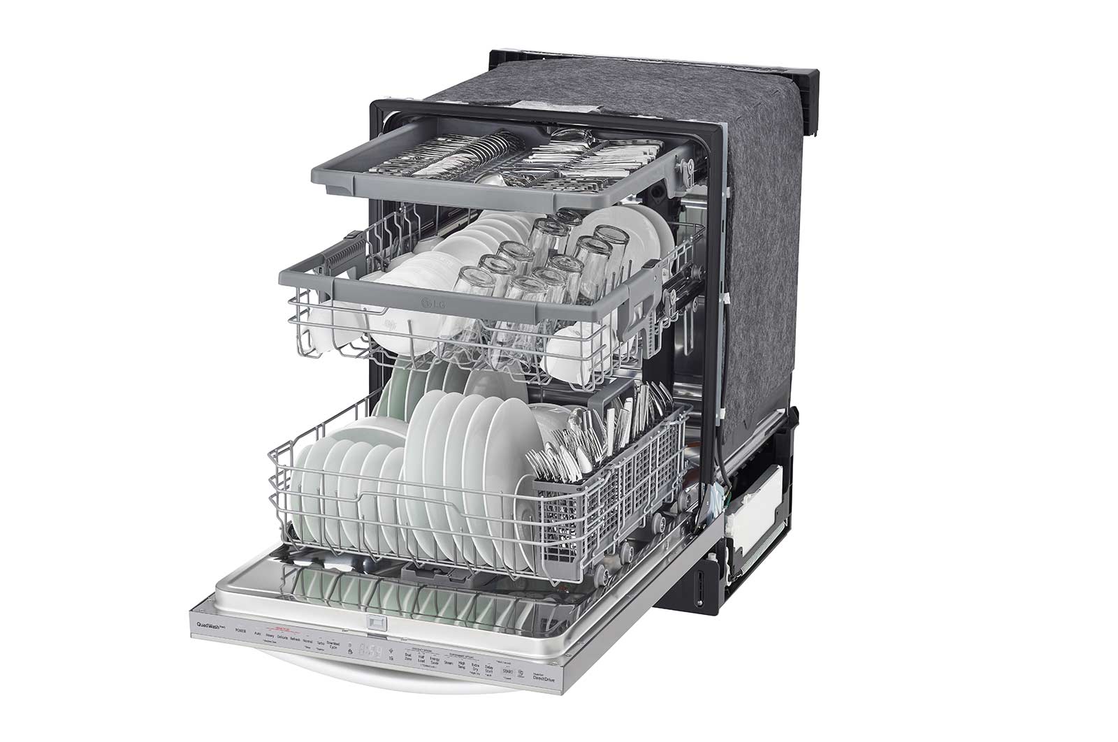 Lg LDTS5552S 24 Inch QuadWash® Top Control Dishwasher - Stainless Steel - Image 9