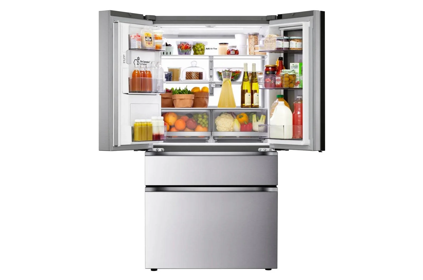 Lg LF29S9775S 29 cu. ft. Standard-Depth MAX™ 4-Door French Door Refrigerator with Mirror InstaView® MyColor™ and Mini Craft Ice™ - Image 11