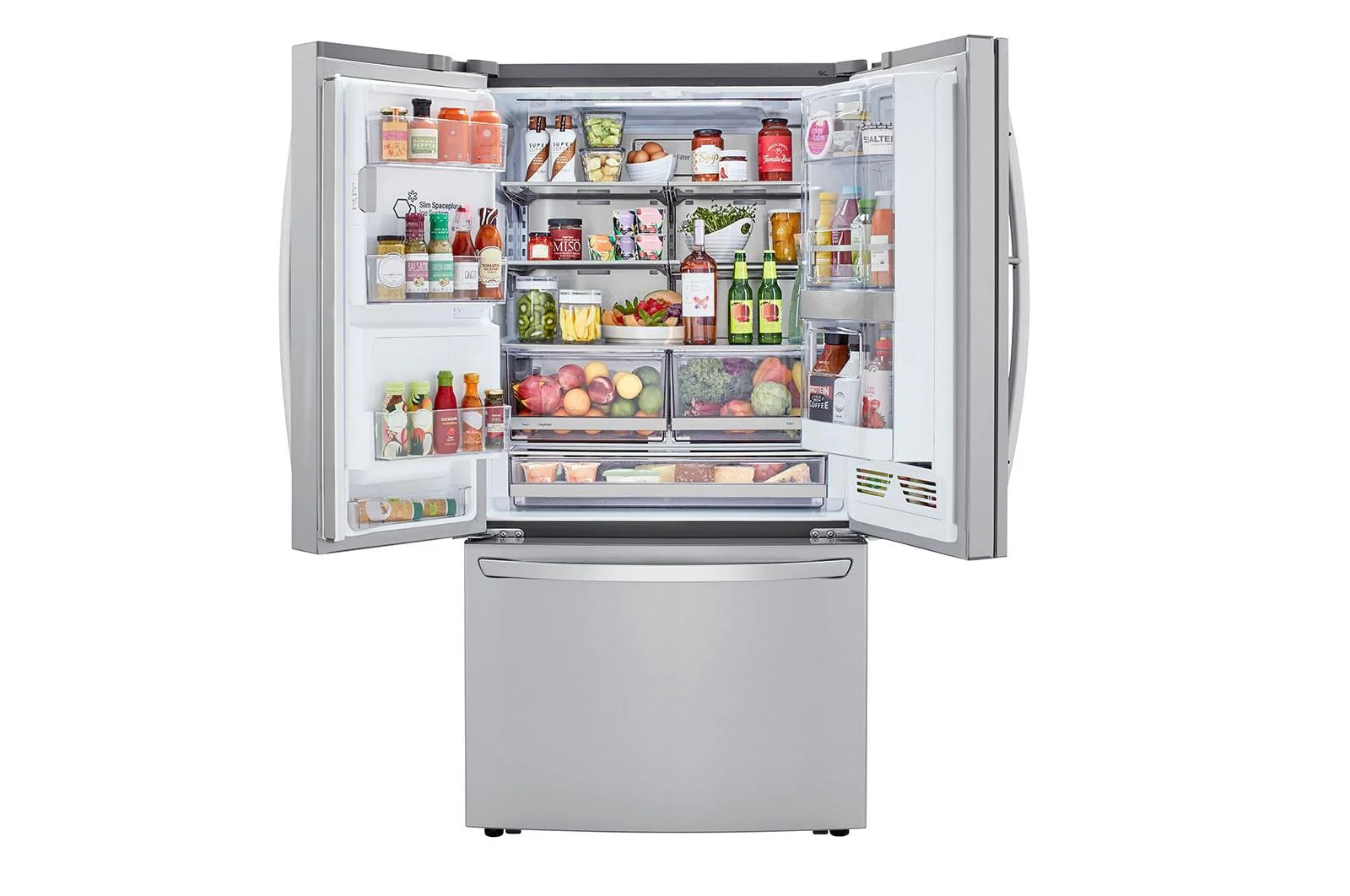 Lg LRFDC2406S 24 cu. ft. Smart Wi-Fi Enabled Door-in-Door® Counter-Depth Refrigerator with Craft Ice™ Maker - Image 7