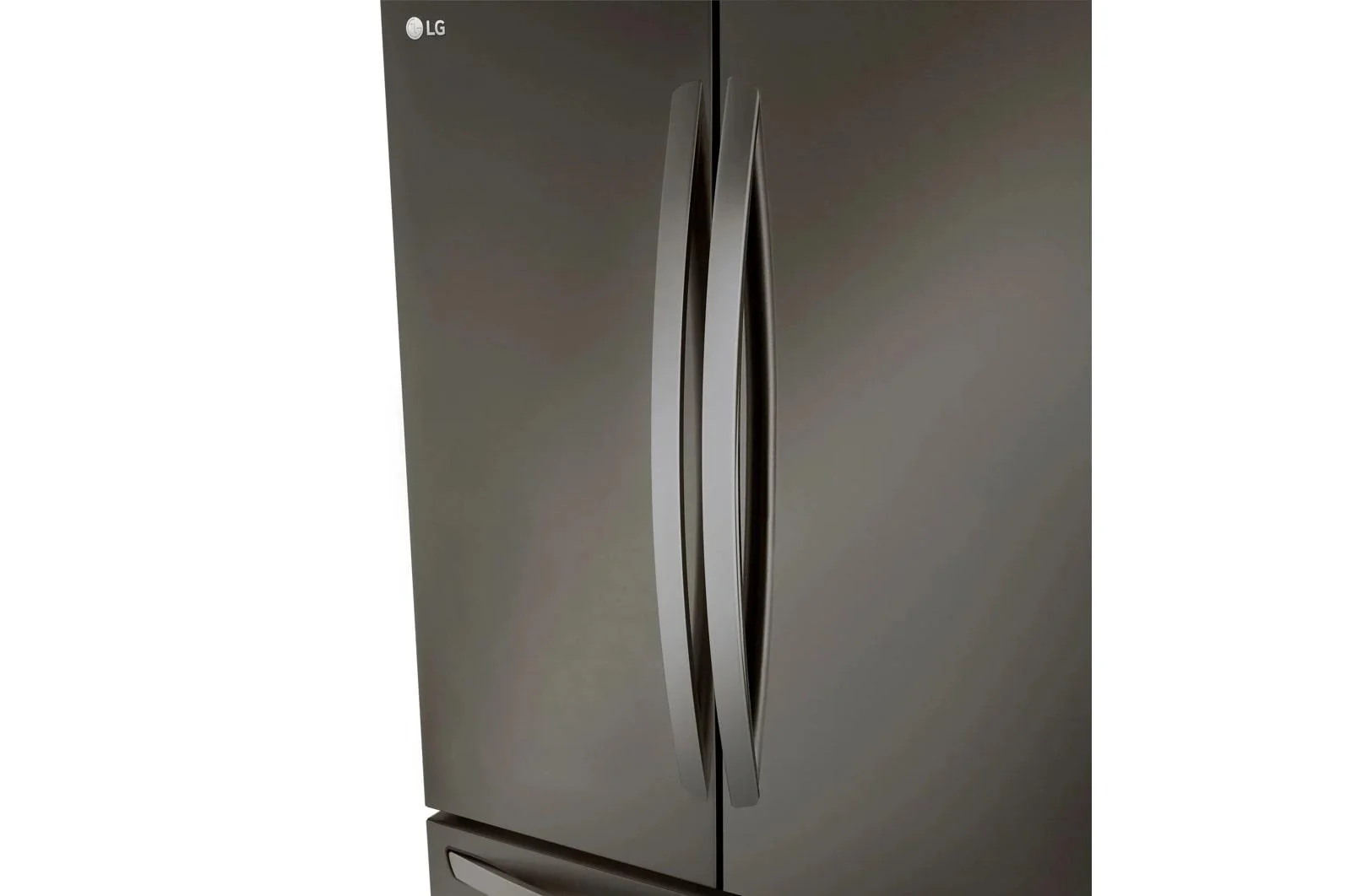 Lg LRFLC2706D 36" Wide, 27 cu ft. 3 Door French Door, C/Depth Refrigerator with Internal Water Dispenser, PrintProof Black Stainless Steel - Image 9