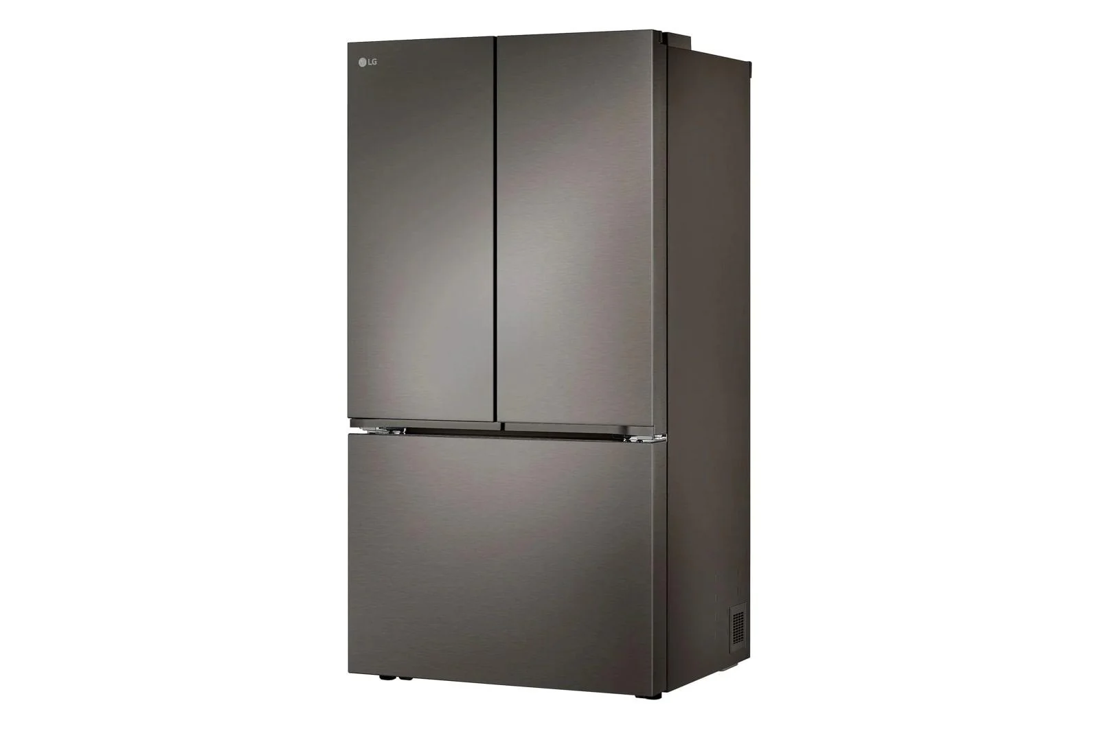 Lg LRFLC2716D 36" Wide, 27 cu ft. 3 Door French Door, Pocket Handle, C/Depth Refrigerator with Internal Water Dispenser, PrintProof Black Stainless Steel - Image 4