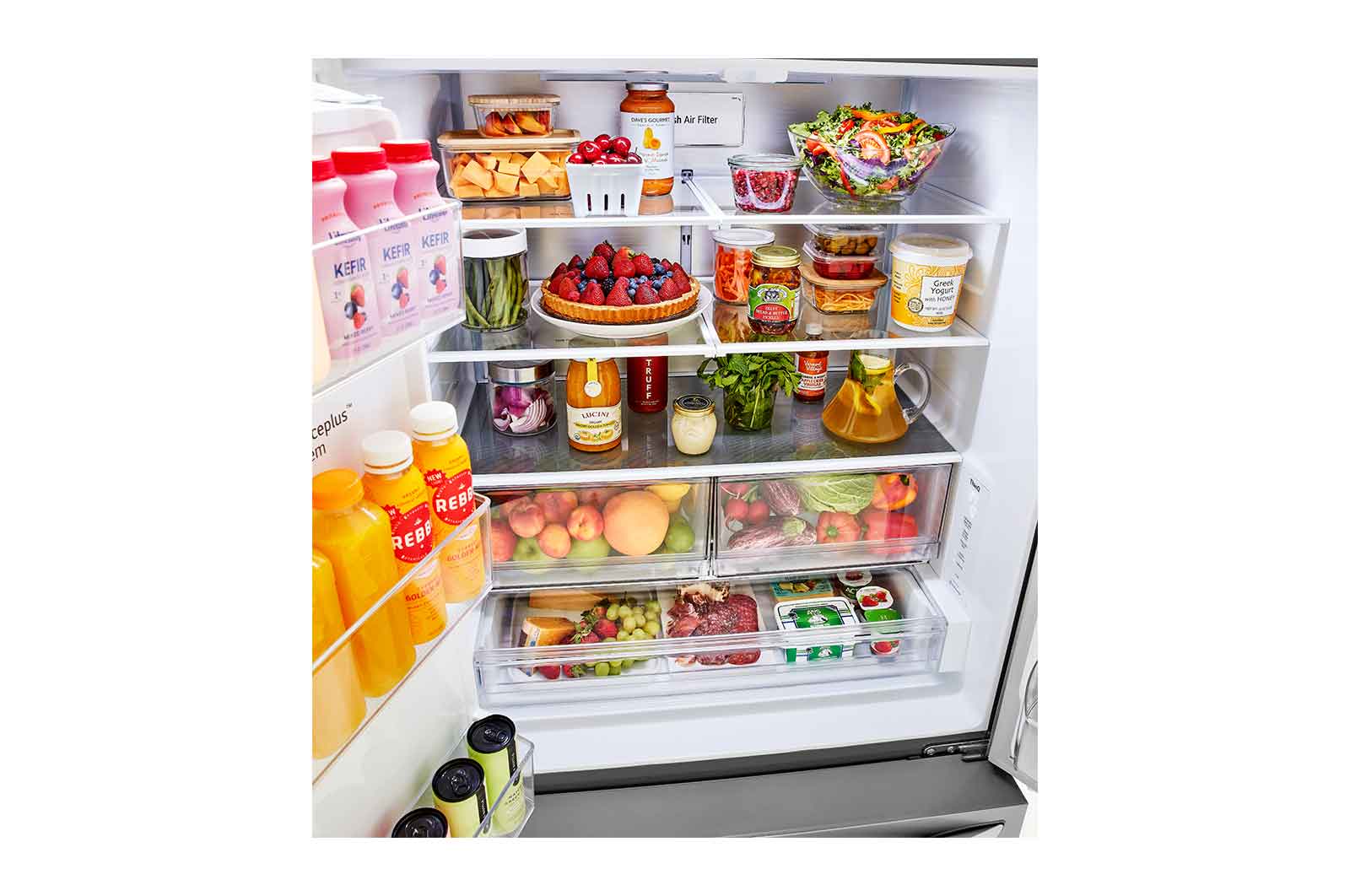 Lg LRFXC2606S 26 cu. ft. Smart Counter-Depth MAX™ Refrigerator with Dual Ice Makers - Image 11