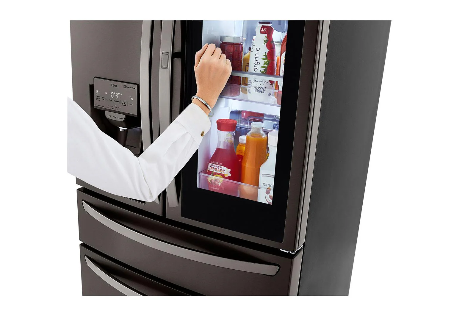 Lg LRMVC2306D 23 cu. ft. Smart InstaView™ Door-in-Door® Counter-Depth Refrigerator with Craft Ice™ - Image 9