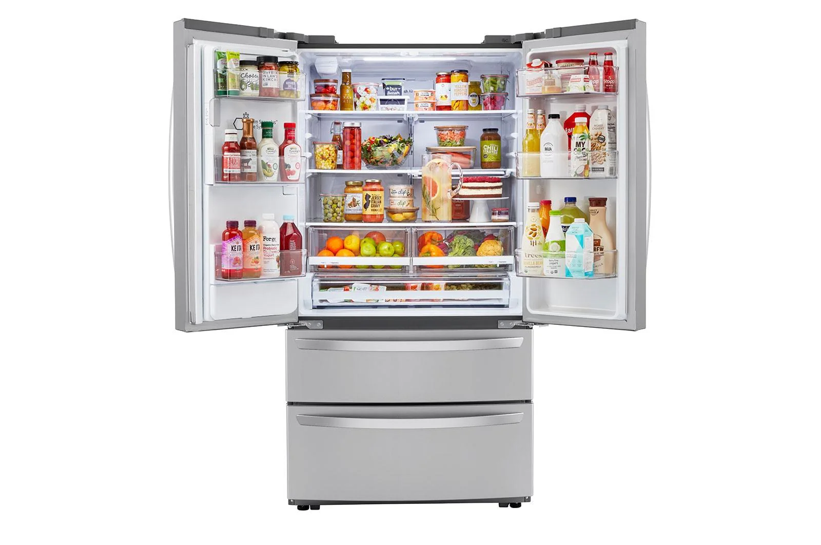 Lg 28 cu ft. Smart Double Freezer Refrigerator with Craft Ice™ - Image 6