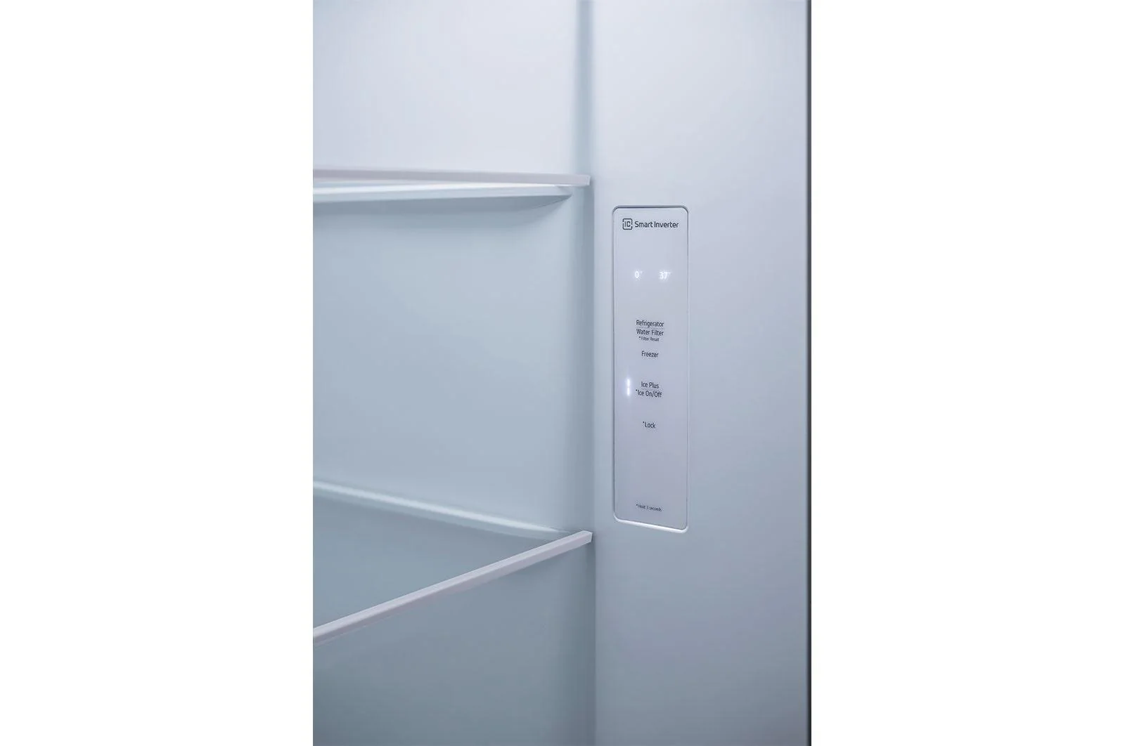 Lg LRSXC2306V 23 cu. ft. Side-by-Side Counter-Depth Refrigerator with Smooth Touch Dispenser - Image 9