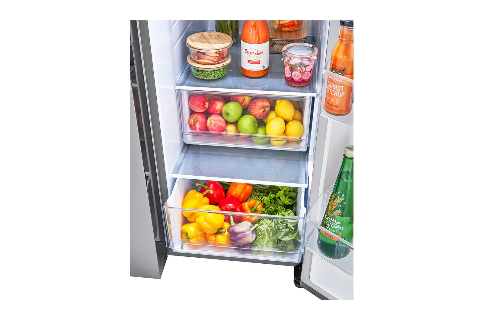 Lg LRSXS2706V 27 cu. ft. Side-by-Side Refrigerator with Smooth Touch Ice Dispenser - Image 11