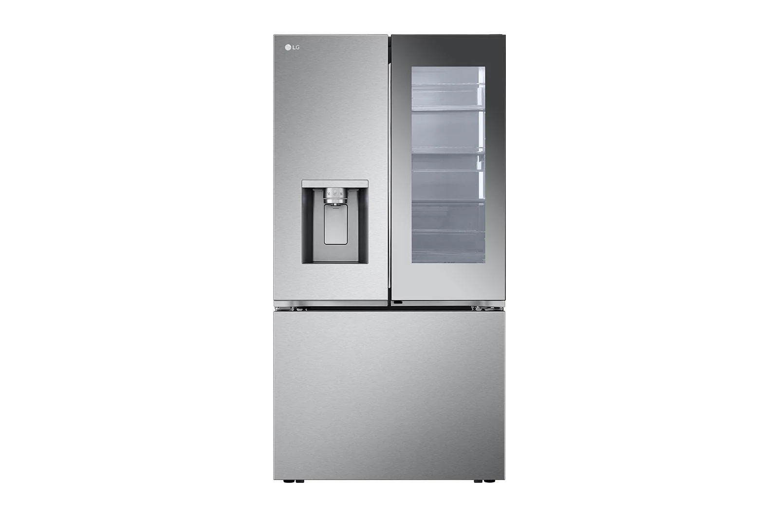 Lg LRYKC2606S 26 cu. ft. Counter-Depth French Door Refrigerator - Stainless Steel - Image 2