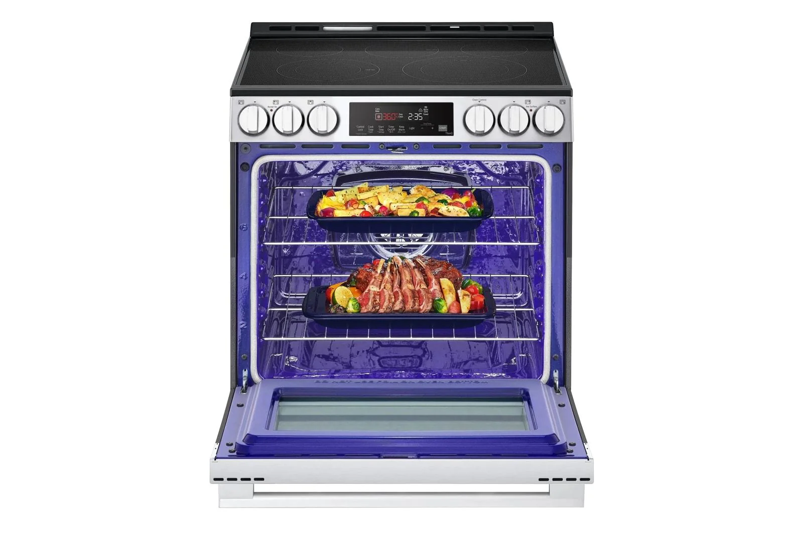 Lg LSEL6333XE 6.3 cu ft. Smart Electric Slide-in Range with Air Fry & EasyClean® - Image 7