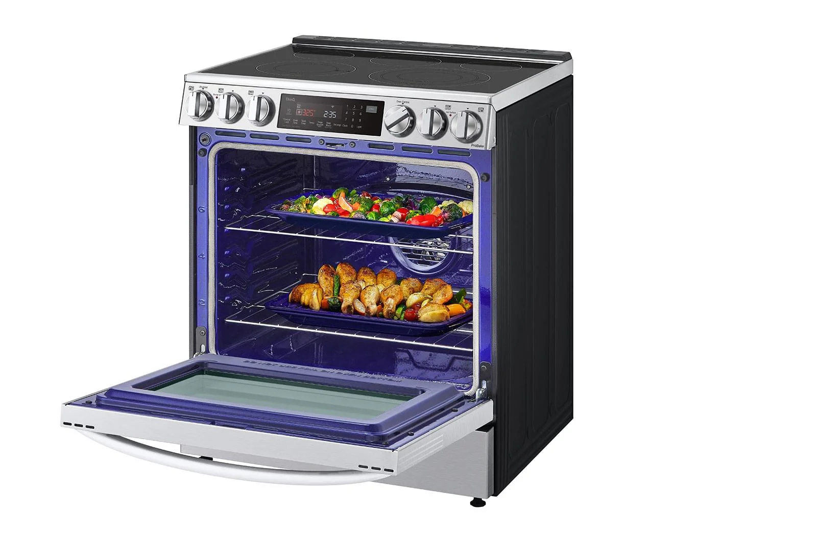 Lg 6.3 cu ft. Smart wi-fi Enabled ProBake Convection® InstaView® Electric Slide-In Range with Air Fry - Image 9