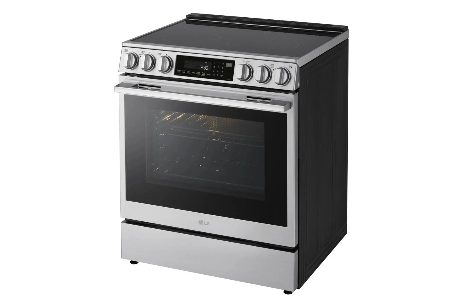 Lg LSEL6337XE 6.3 cu. ft. Smart Electric Slide-in Range with InstaView®, ProBake Convection®, and Air Fry - Image 6