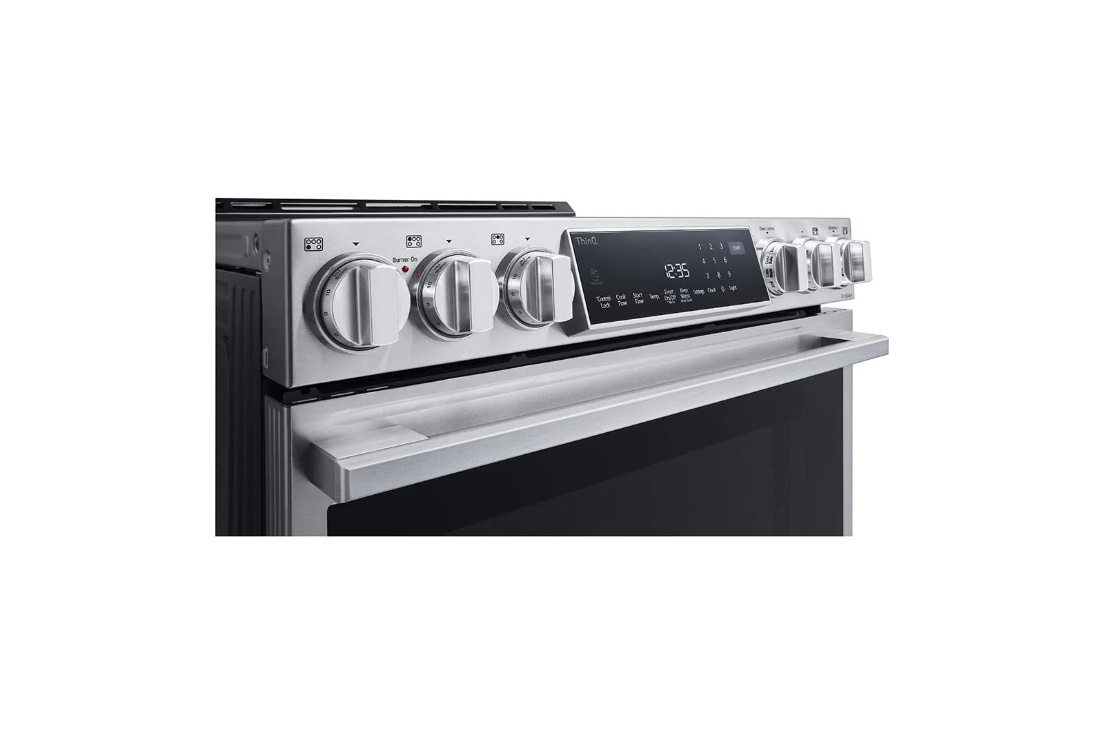 LG STUDIO 6.3 cu. ft. InstaView® Induction Slide-in Range with Air Fry and Air Sous Vide - Image 9