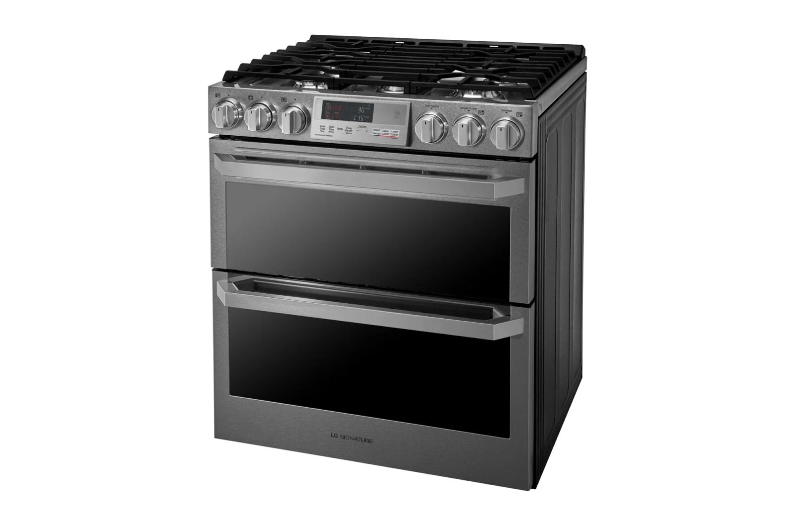 LUTD4919SN LG SIGNATURE 7.3 cu. ft. Smart Wi-Fi Enabled Dual Fuel Double Oven Range with ProBake Convection® - Image 5