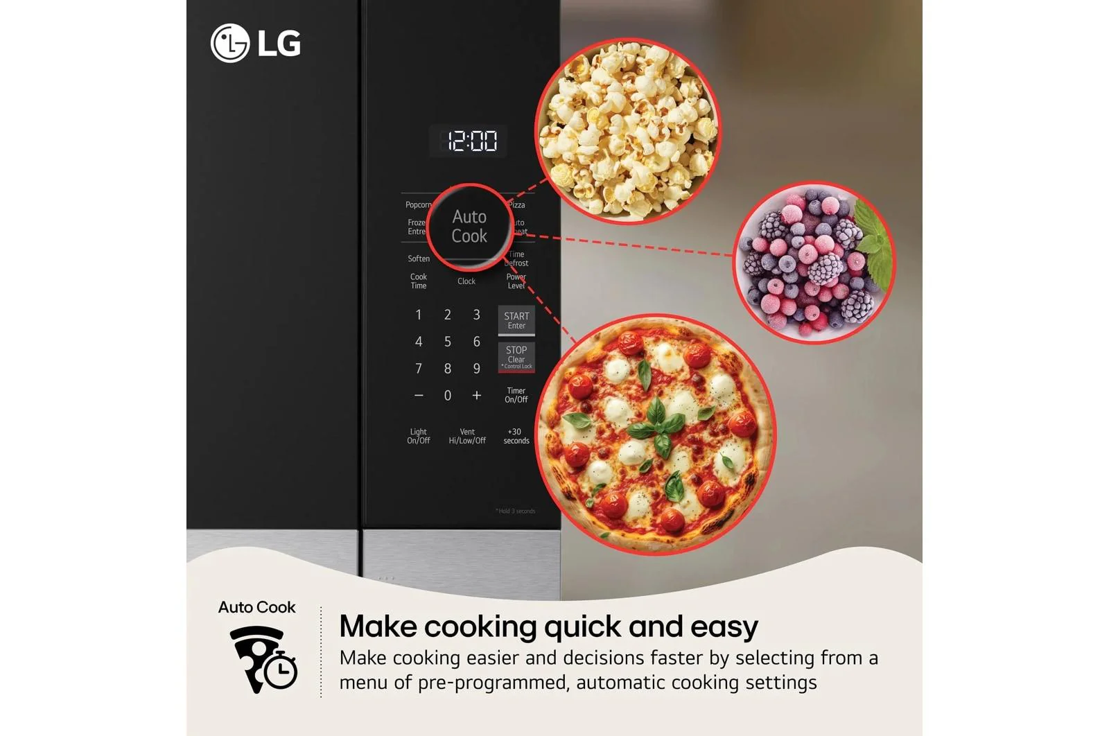 Lg MVEL2035X 2.0 cu. ft. Wi-Fi Enabled Over-the-Range Microwave Oven with EasyClean® - Image 6