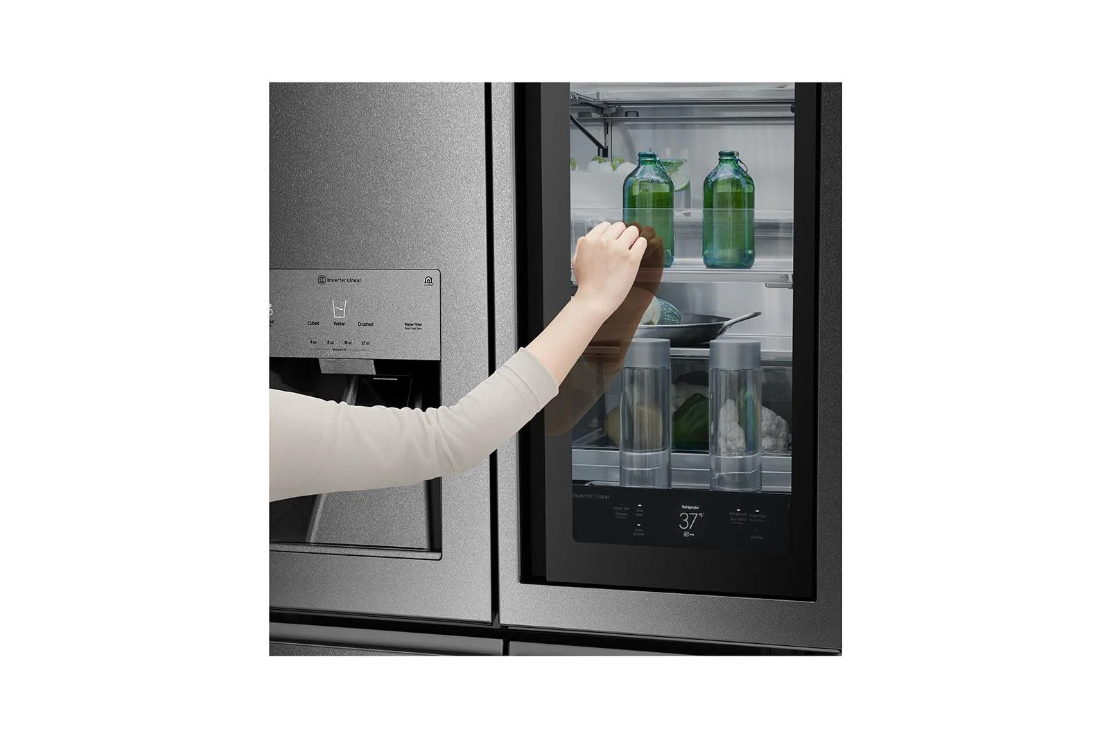 URNTS3106N LG SIGNATURE 31 cu. ft. Smart wi-fi Enabled InstaView® Door-in-Door® Refrigerator - Image 6