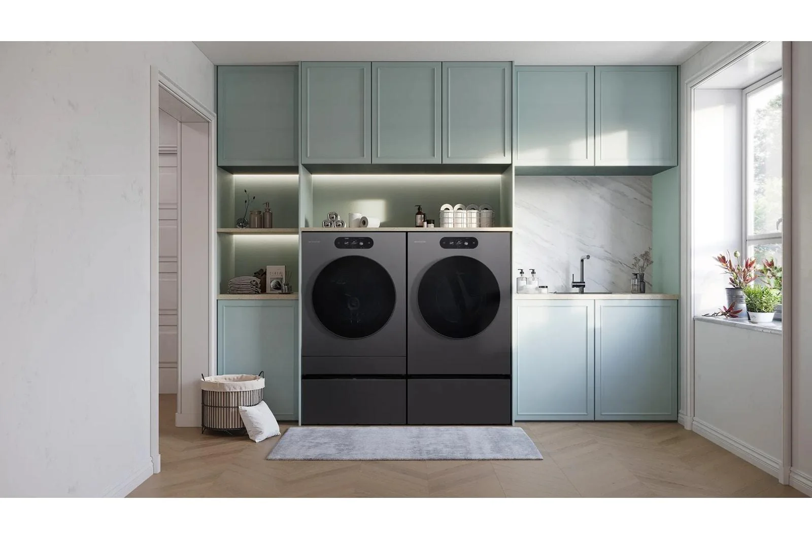 WD405CB LG SIGNATURE 1.0 cu. ft. 29 Inch SideKick™ Pedestal Washer, LG TWINWash™ Compatible - Image 10