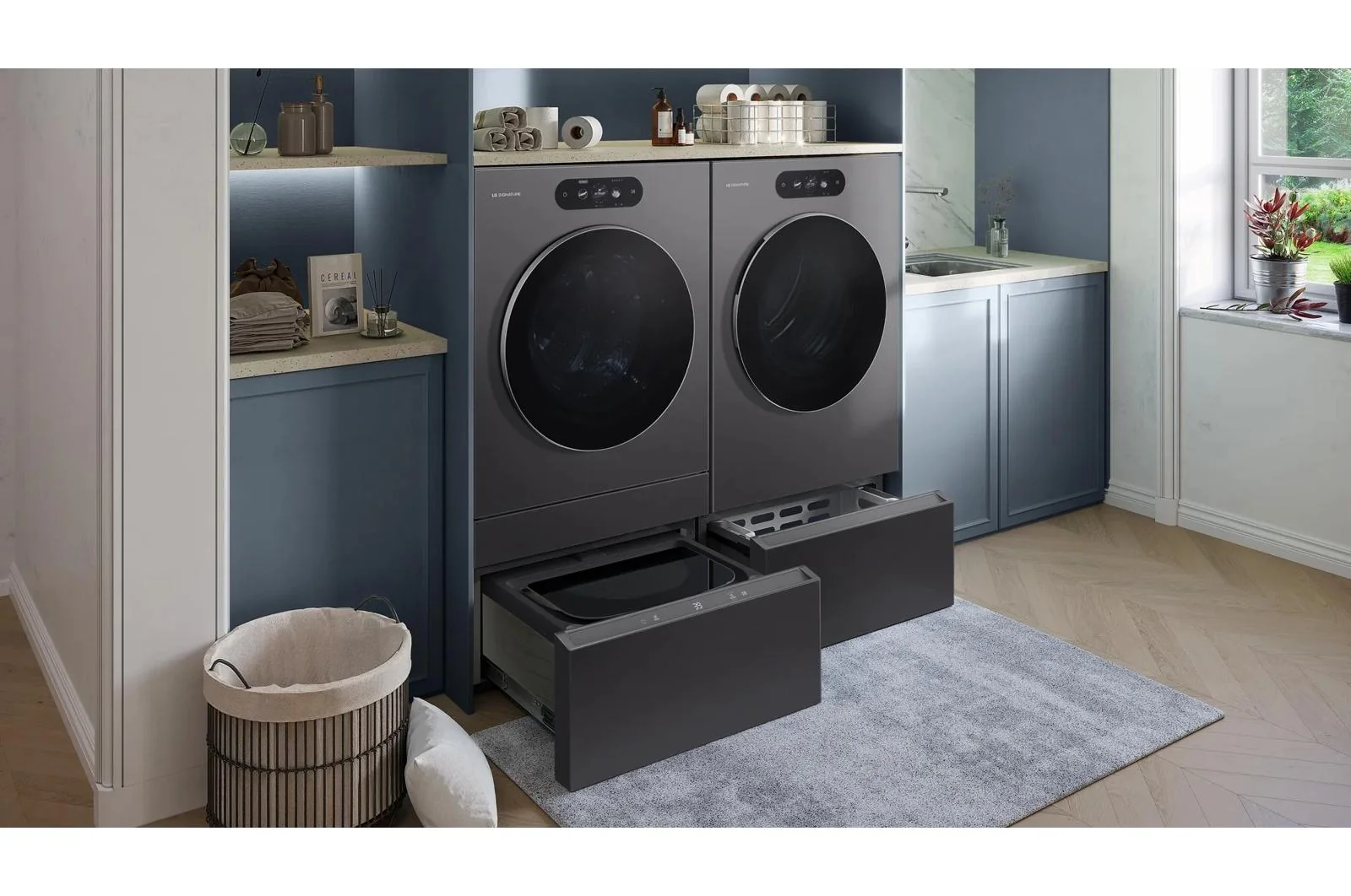 WD405CB LG SIGNATURE 1.0 cu. ft. 29 Inch SideKick™ Pedestal Washer, LG TWINWash™ Compatible - Image 11