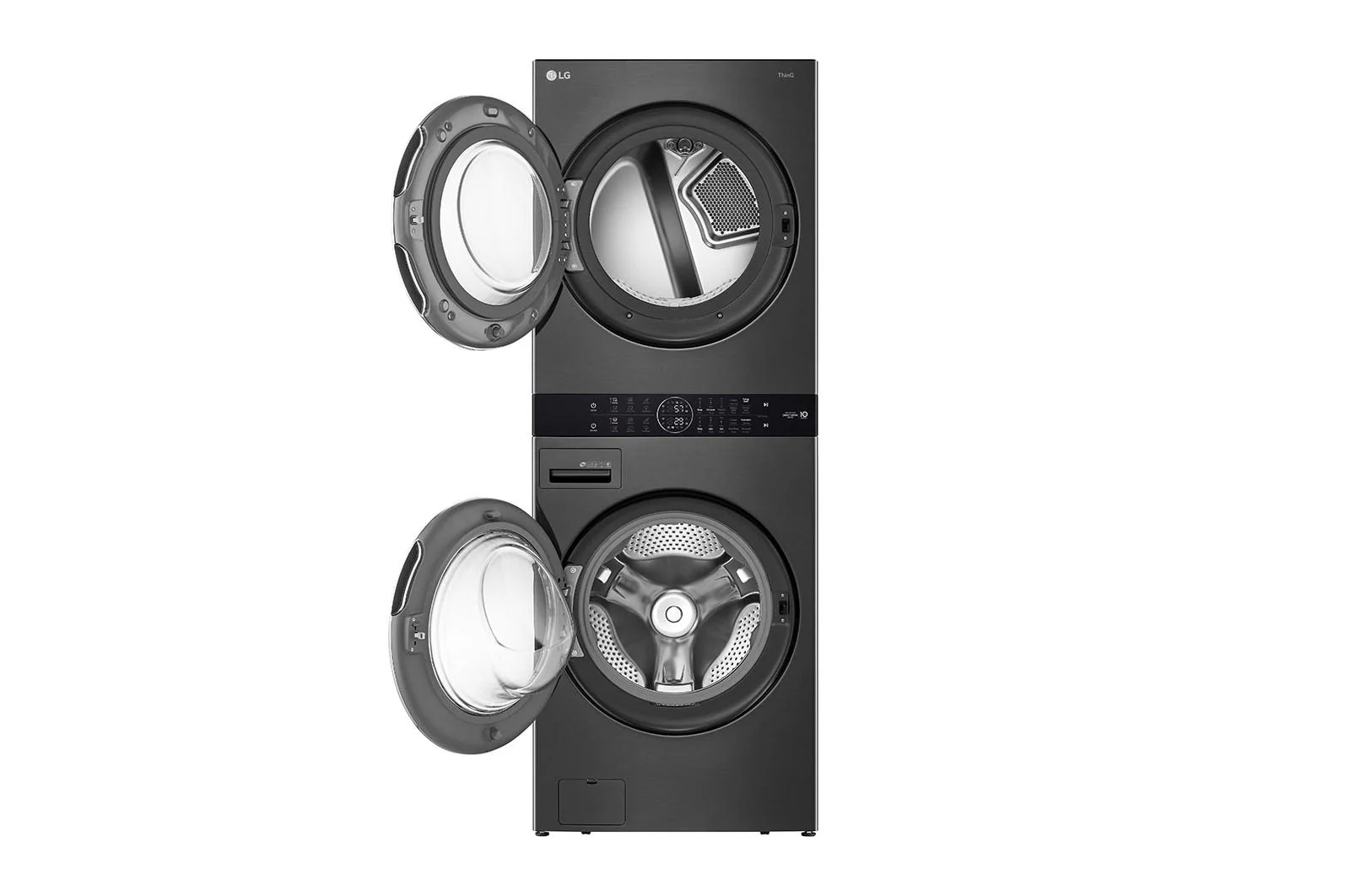 WKEX200HBA LG WashTower™ 4.5 cu. ft. Washer and 7.4 cu. ft. Electric Dryer - Black Steel - Image 5