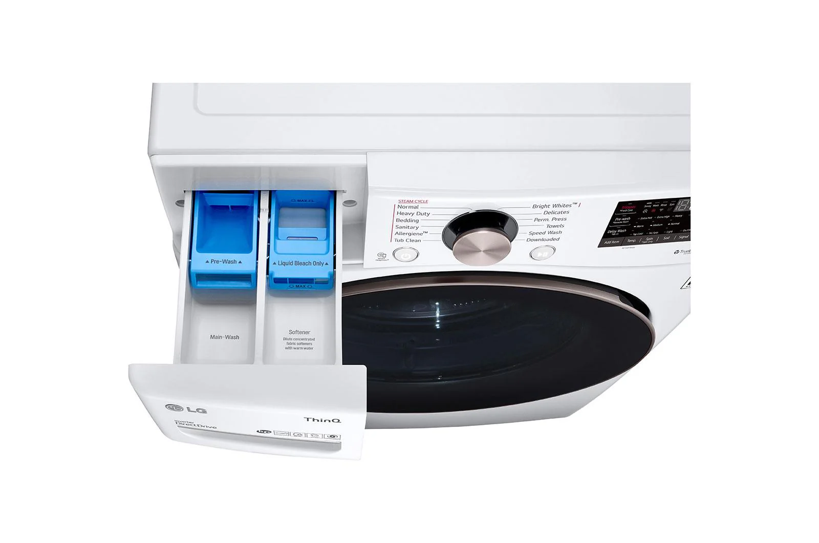 Lg WM4000HWA 4.5 cu. ft. Ultra Large Capacity Front Load Washer - White - Image 7
