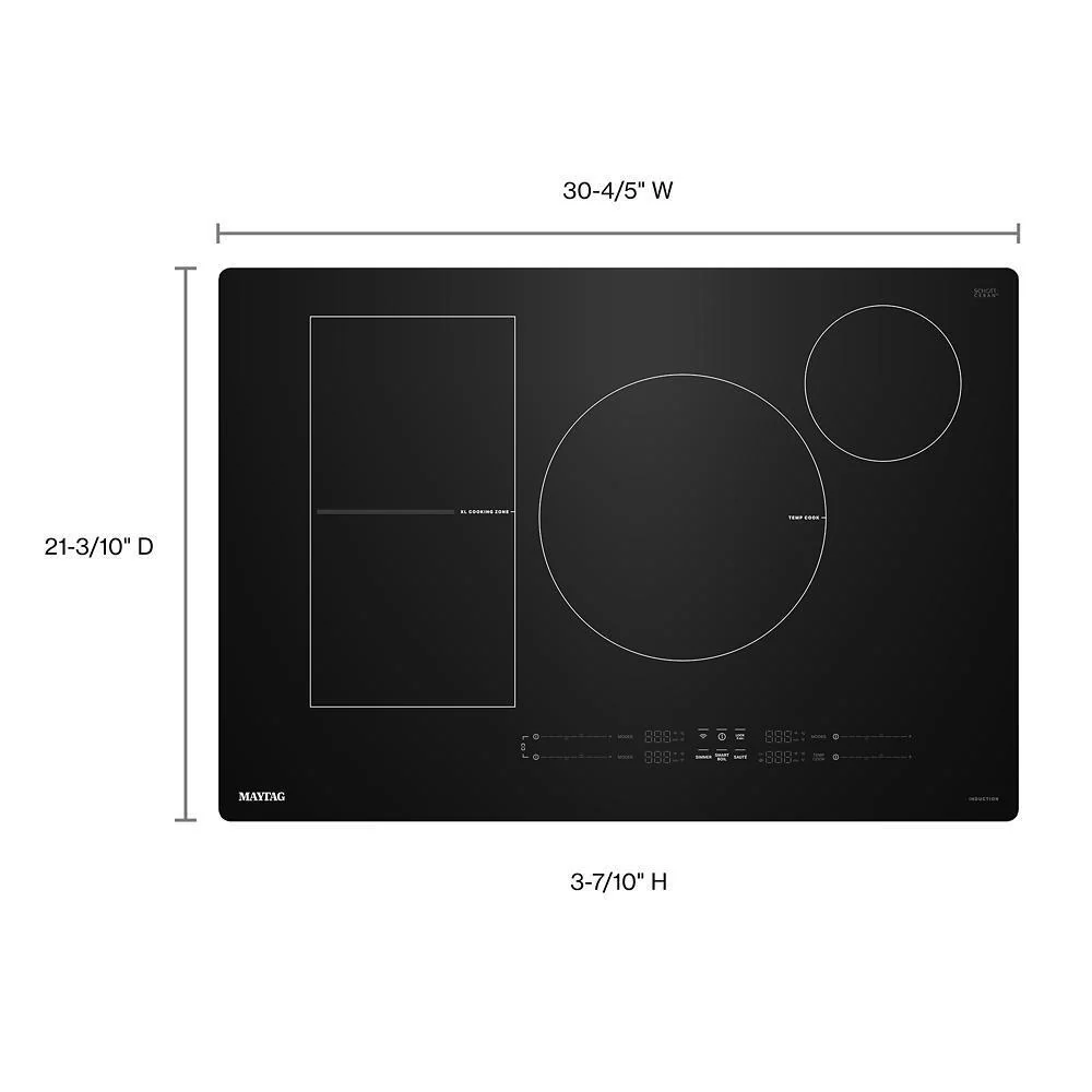 Maytag MCIT8030SB 30-Inch Wide Induction Cooktop with Power Boost - Image 4