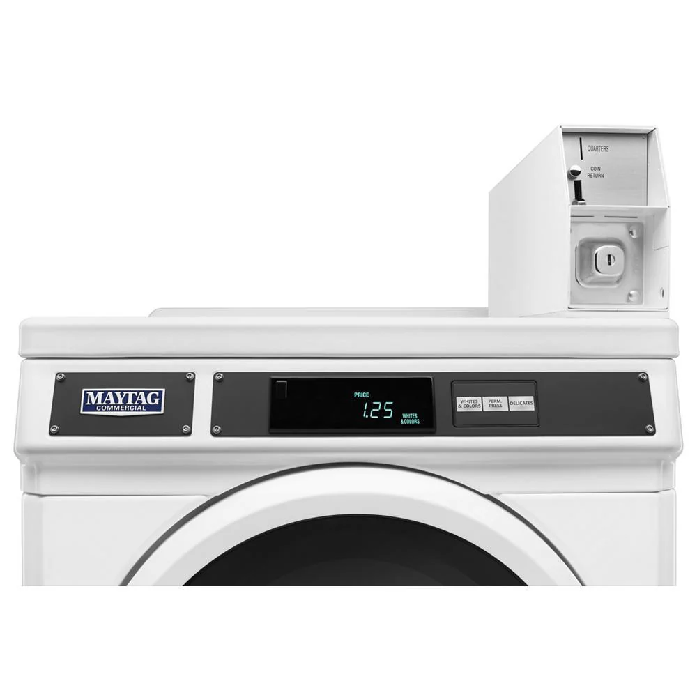 Maytag MDE28PDCYW Commercial Electric Dryer, Coin Drop Equipped - Image 3