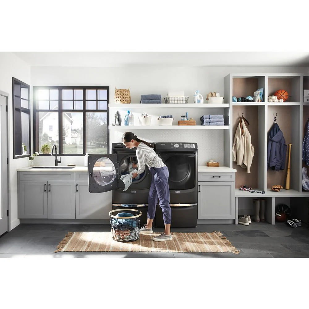 Maytag MED5630MBK Front Load Electric Dryer with Extra Power and Quick Dry cycle - 7.3 cu. ft. - Image 29