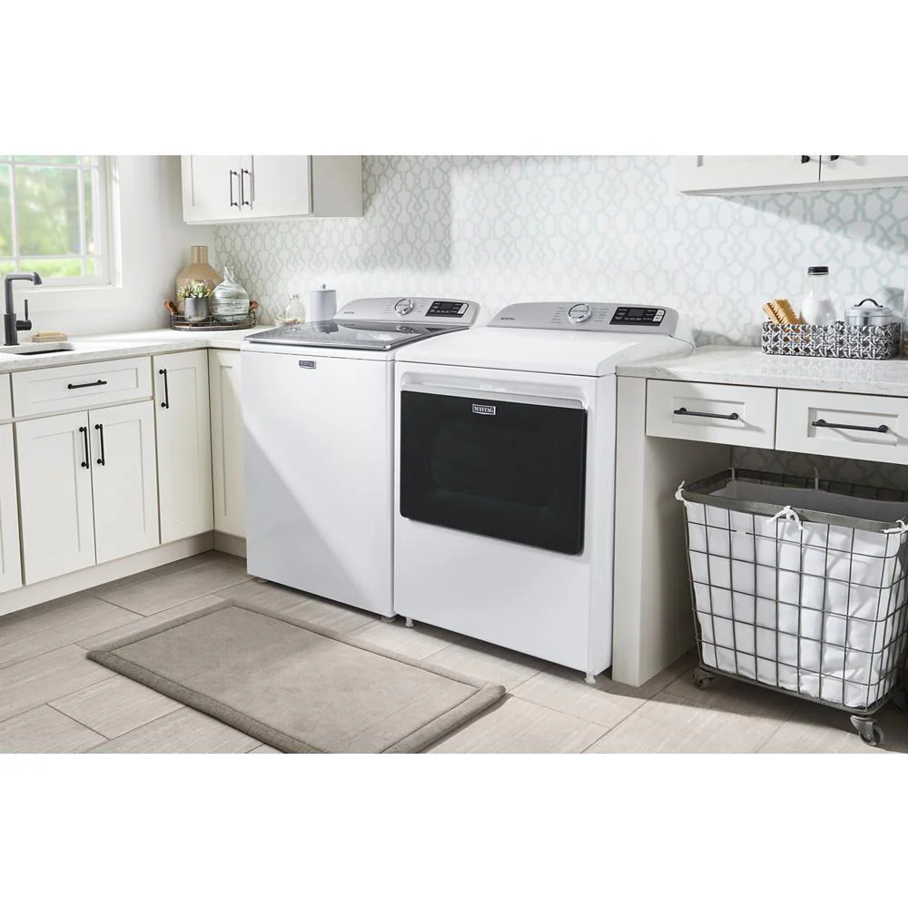 Maytag MED6230HW Smart Top Load Electric Dryer with Extra Power - 7.4 cu. ft. - Image 25
