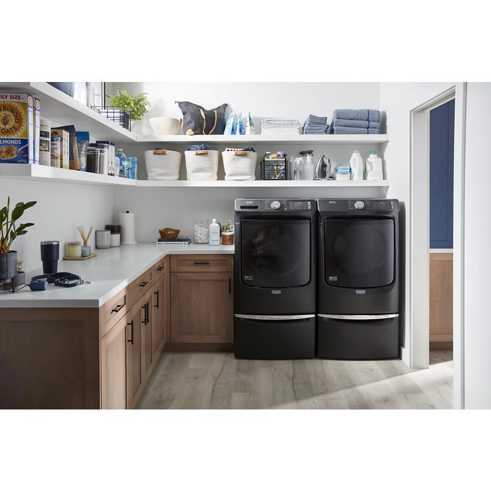Maytag MED6630MBK Front Load Electric Dryer with Extra Power and Quick Dry Cycle - 7.3 cu. ft. - Image 23
