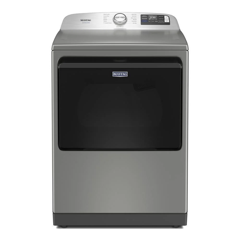 Maytag MED7205RR 7.4 Cu. Ft. Pet Pro Top Load Electric Dryer with Extra Power and Sanitize Cycle
