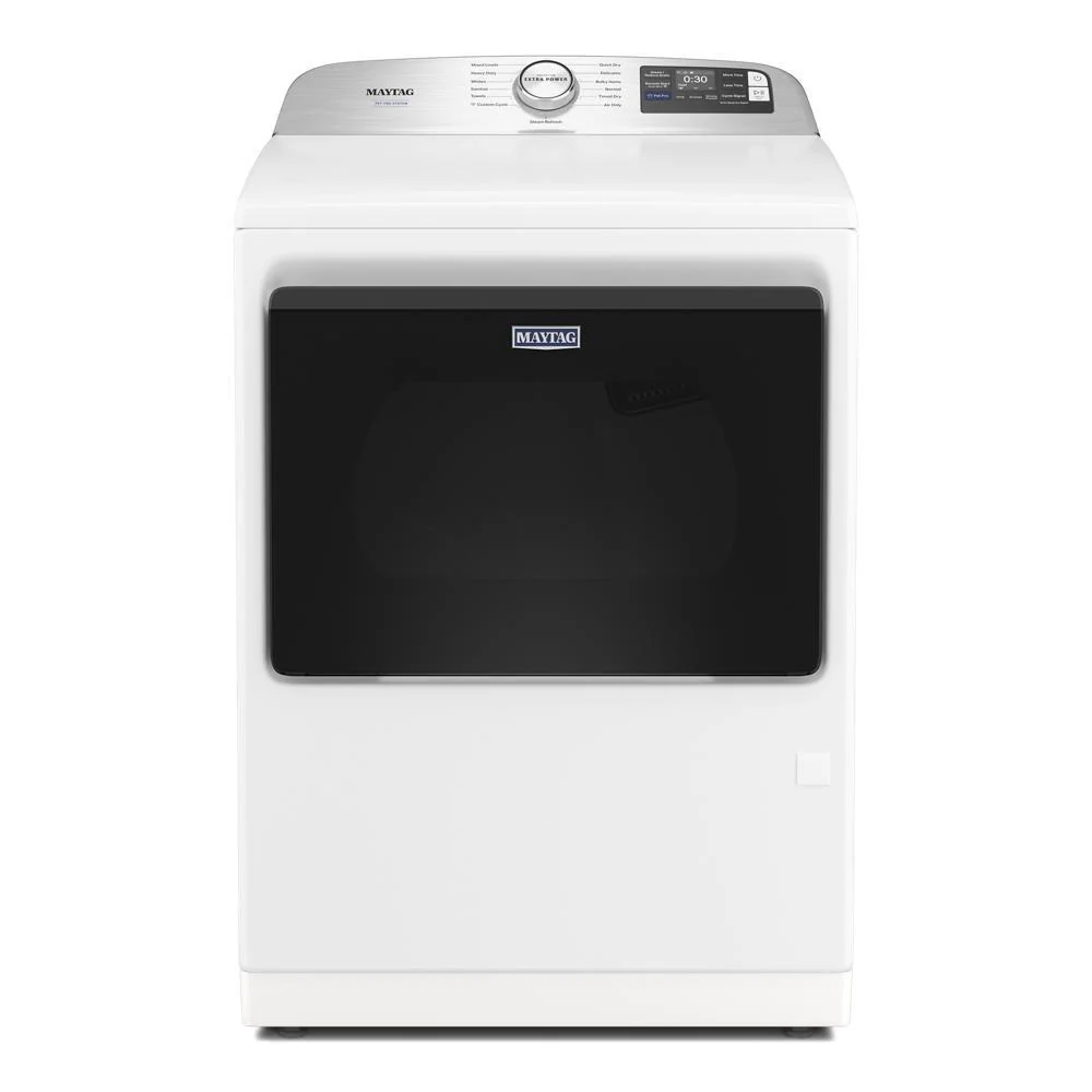 Maytag MED7205RW 7.4 Cu. Ft. Pet Pro Top Load Electric Dryer with Extra Power and Sanitize Cycle
