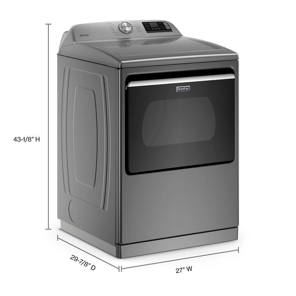 Maytag MED7230HC Smart Top Load Electric Dryer with Extra Power - 7.4 cu. ft. - Image 6
