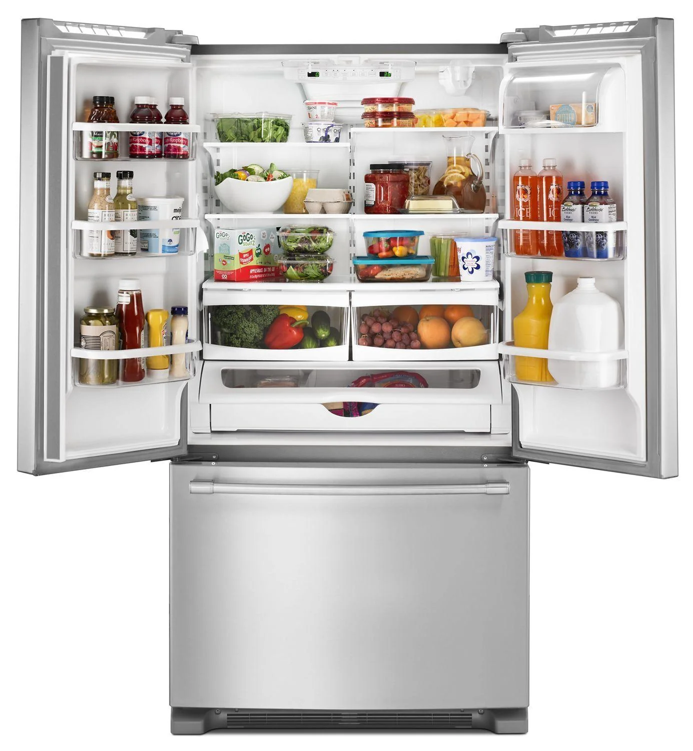 Maytag MFC2062FEZ 36- Inch Wide Counter Depth French Door Refrigerator - 20 Cu. Ft. - Image 2