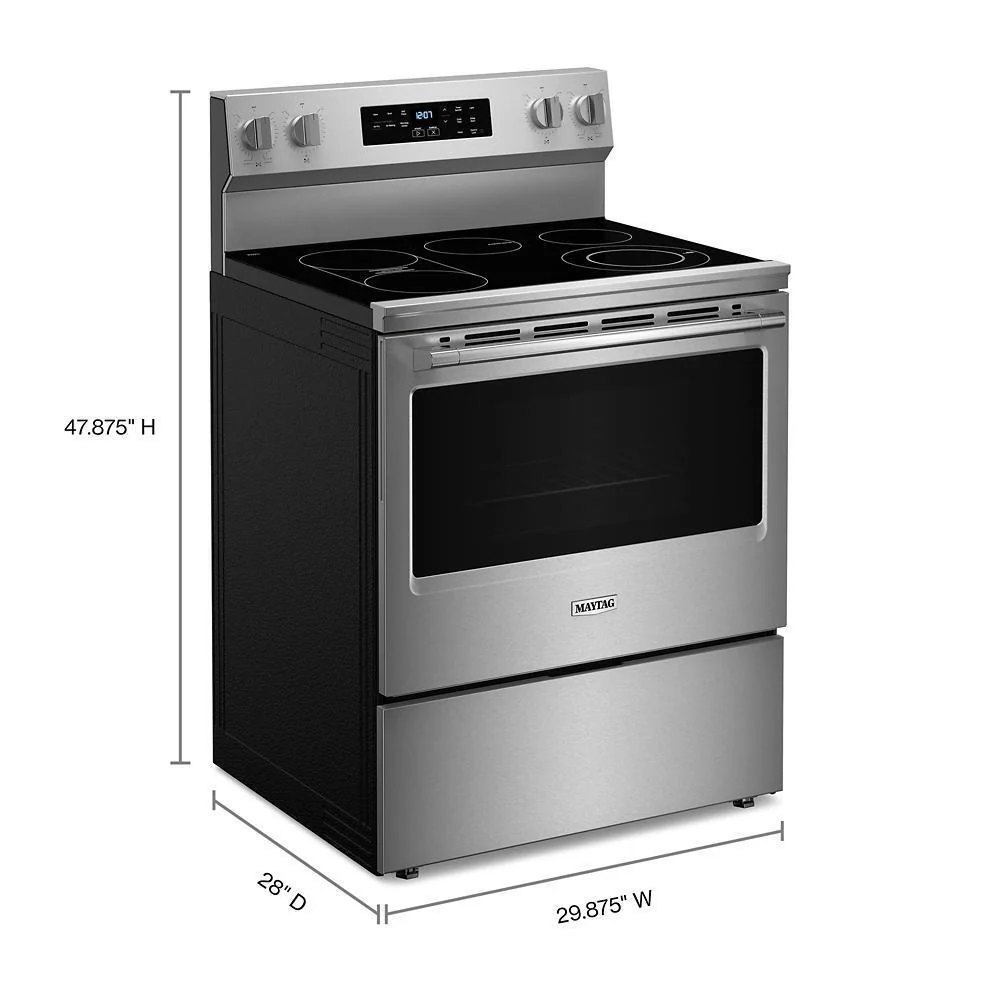 Maytag MFES6030RZ 30-Inch Wide Electric Range With No Preheat Air Fry and Air Baking - 5.3 cu. ft. - Image 4