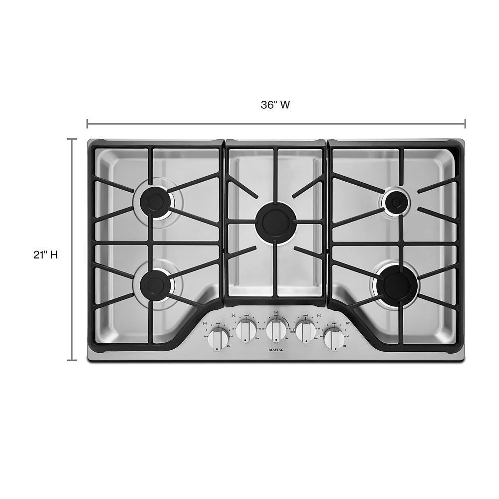 Maytag MGC7536DS 36-inch Wide Gas Cooktop with Power™ Burner - Image 8