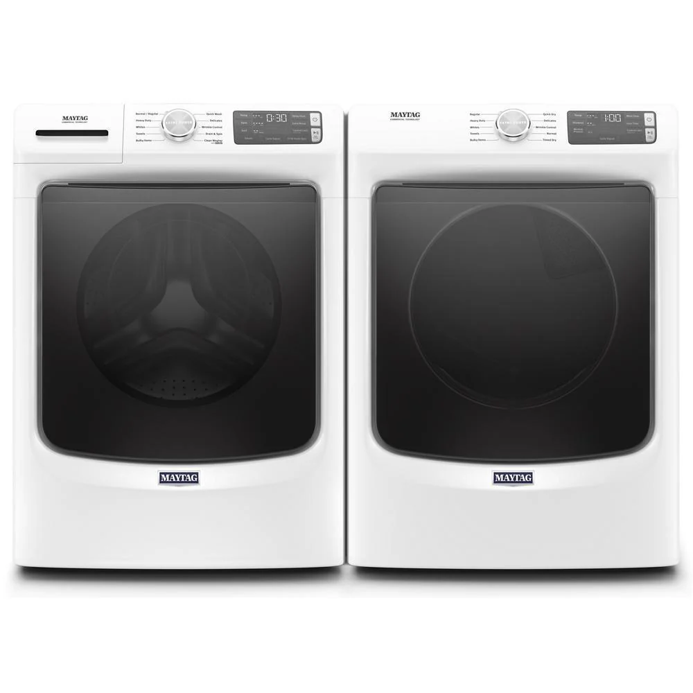 Maytag MGD5630HW Front Load Gas Dryer with Extra Power and Quick Dry cycle - 7.3 cu. ft. - Image 7