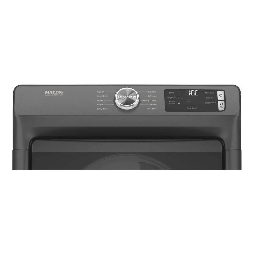 Maytag MGD5630MBK Front Load Gas Dryer with Extra Power and Quick Dry cycle - 7.3 cu. ft. - Image 16