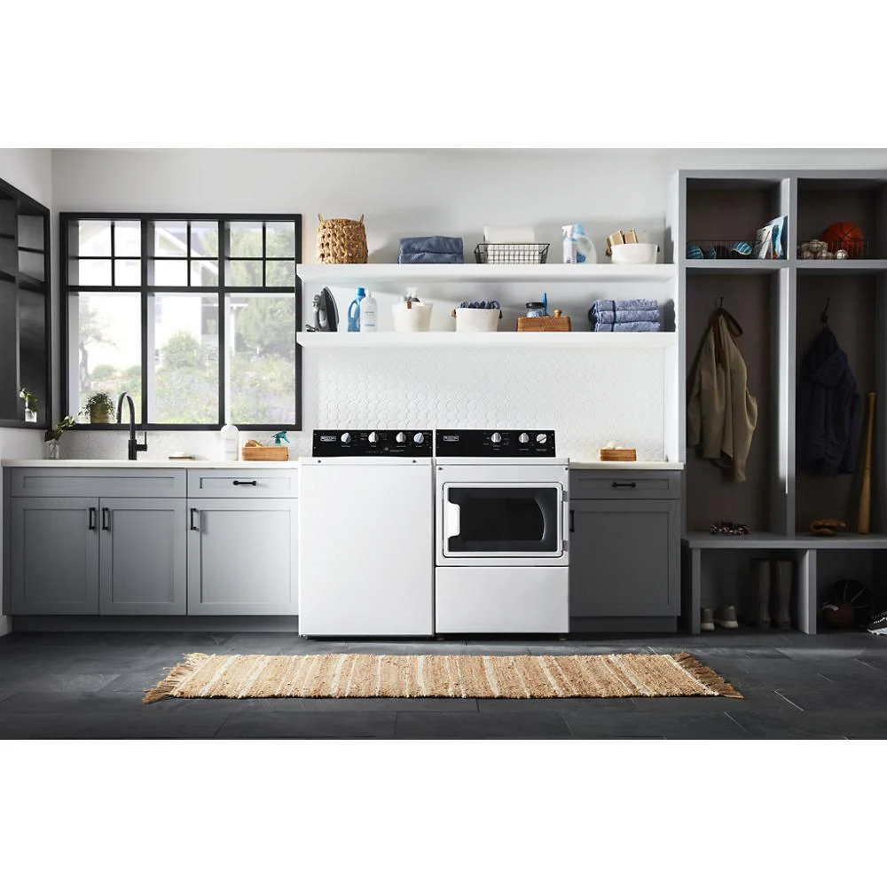 Maytag MGDP586KW Commercial-Grade Residential Gas Dryer - 7.4 cu. ft. - Image 9