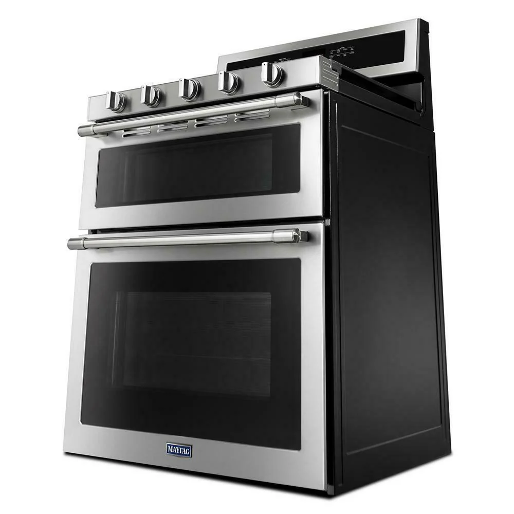 Maytag MGT8800FZ 30-Inch Wide Double Oven Gas Range With True Convection - 6.0 Cu. Ft. - Image 2