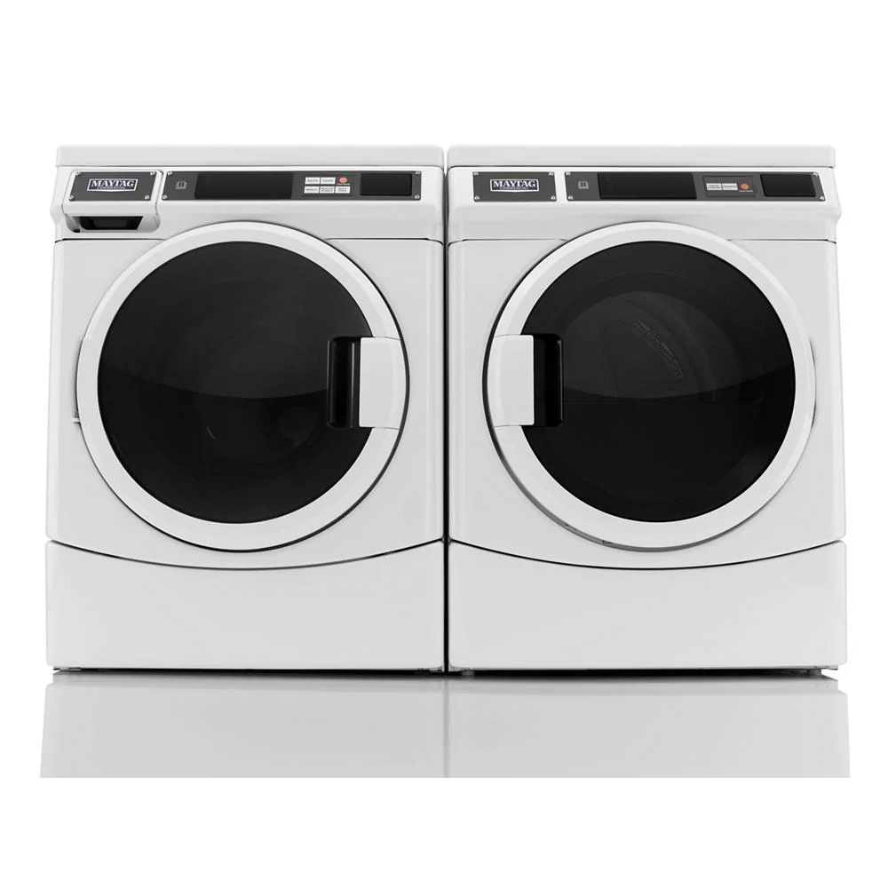 Maytag MHN33PRCWW Commercial Front-Load Washer, Card Reader Ready or Non-Vend - Image 10