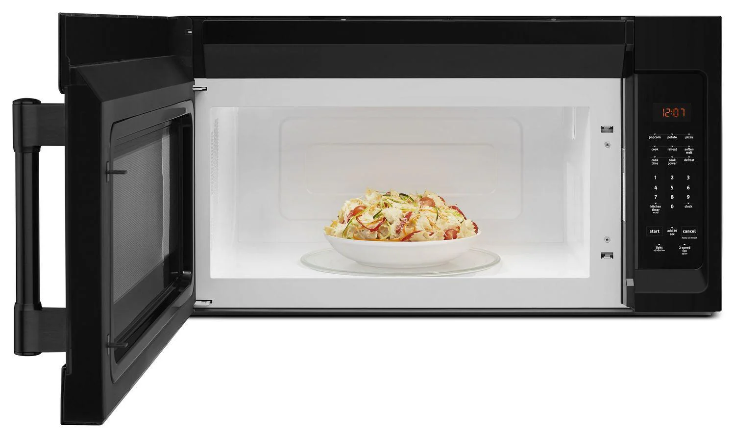 Maytag MMV1174FB Compact Over-The-Range Microwave - 1.7 Cu. Ft. Black - Image 3